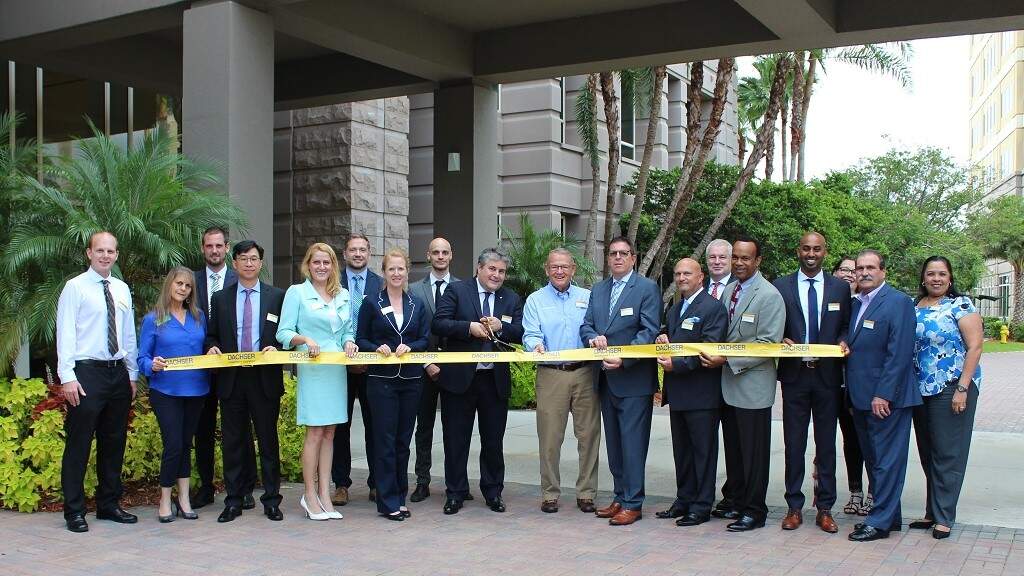 Grand opening event with the Greater Plantation Chamber of Commerce and City of Plantation Councilmember, Mr. Pete Tingom.